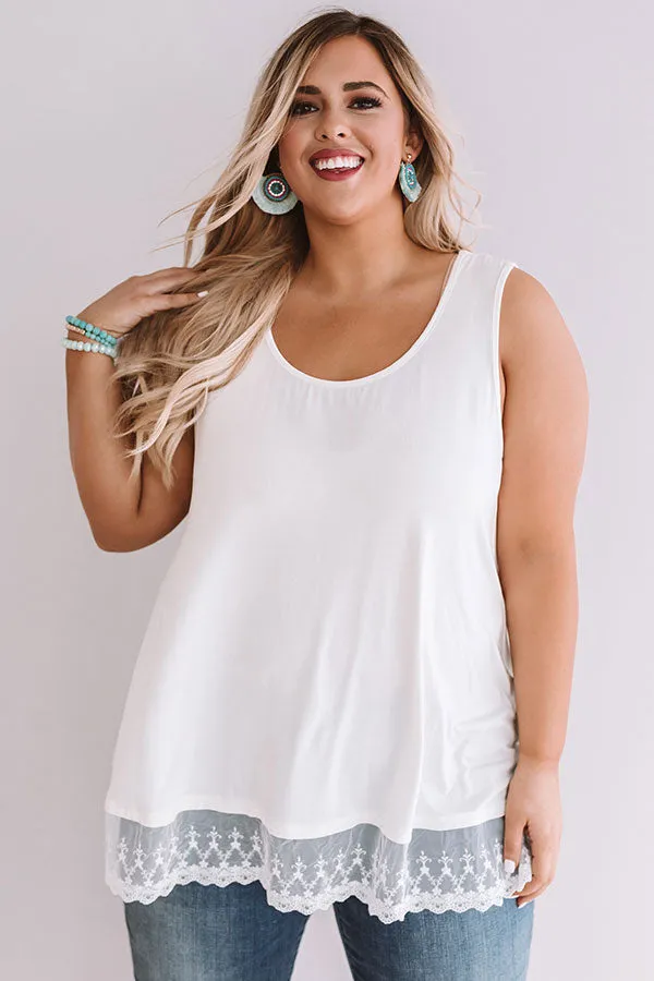 Adorable In Athens Shift Tank In Ivory Curves sold by Impressions product image thumbnail 3