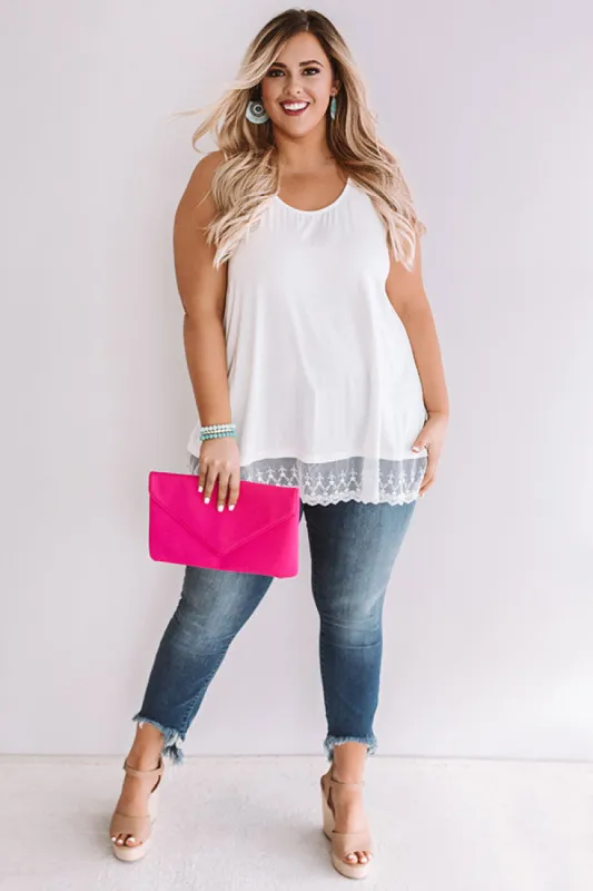 Adorable In Athens Shift Tank In Ivory  Curves sold by Impressions