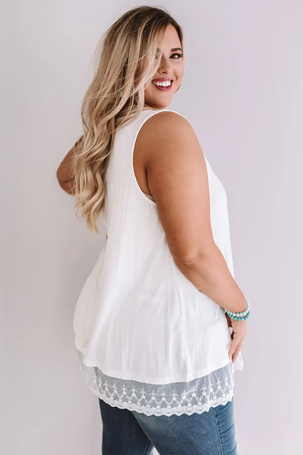 Adorable In Athens Shift Tank In Ivory Curves sold by Impressions product image thumbnail 5