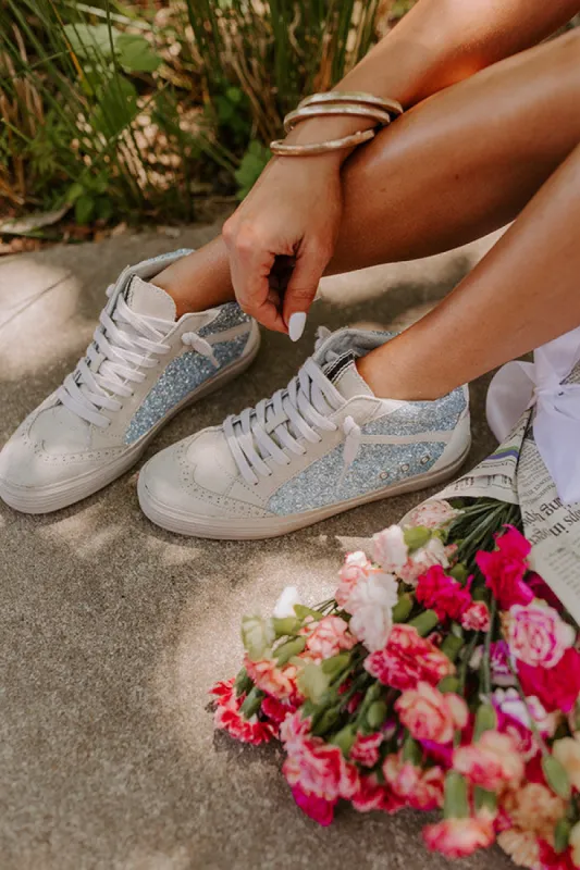The Hazel Vintage Glitter Sneaker sold by Impressions