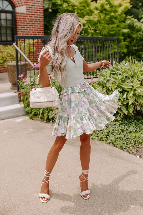 Daytona Daze Skort In Green sold by Impressions product image thumbnail 3