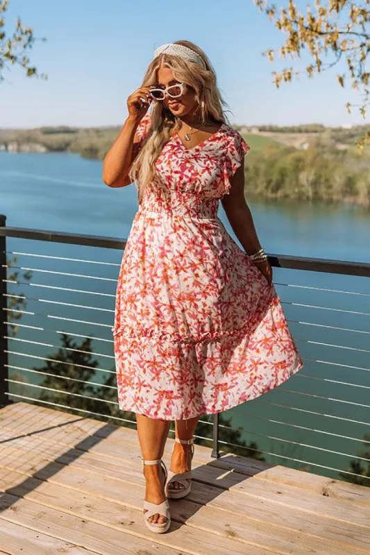 Puerto Vallarta Floral Midi Curves sold by Impressions