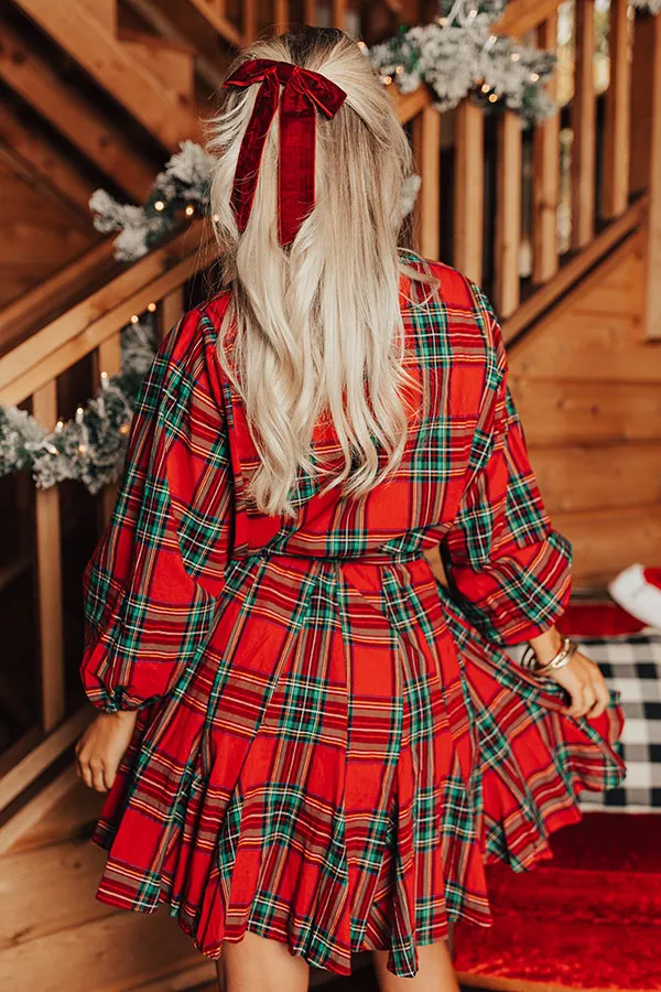 Keep It A Secret Plaid Mini Dress sold by Impressions product image thumbnail 5