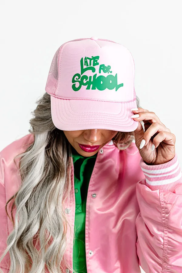 Late For School Trucker Hat sold by Impressions product image thumbnail 4