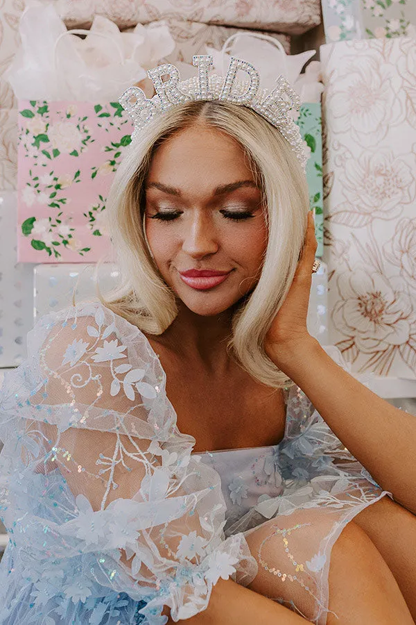 Bride Pearl Embellished Headband sold by Impressions