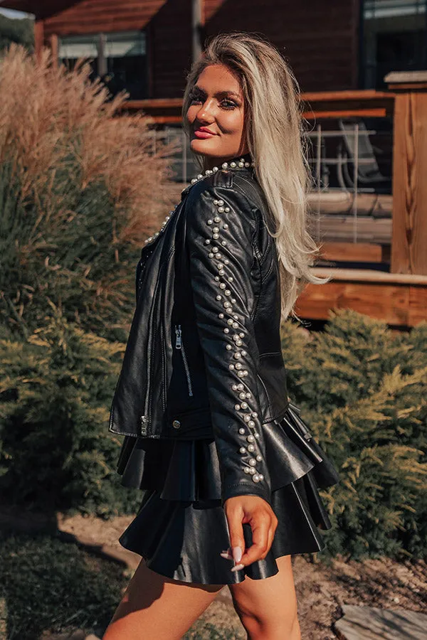 Love At Last Faux Leather Pearl Jacket sold by Impressions product image thumbnail 3