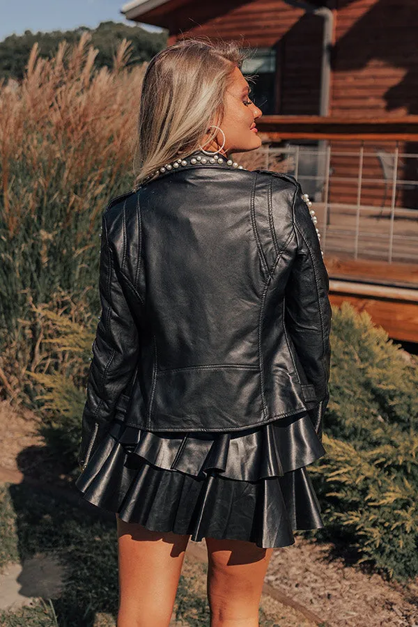 Love At Last Faux Leather Pearl Jacket sold by Impressions product image thumbnail 4