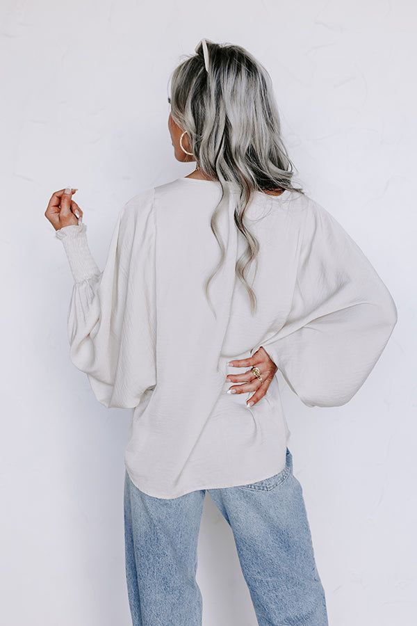 Saturday Night Premiere Shift Top in Light Stone sold by Impressions product image thumbnail 4