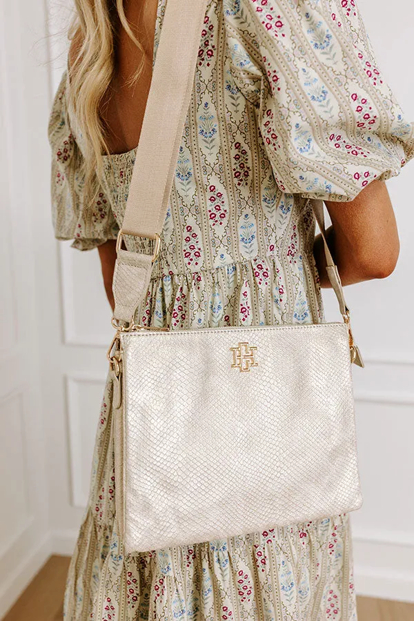 Midsummer Night's Metallic Crossbody in Champagne sold by Impressions product image thumbnail 4