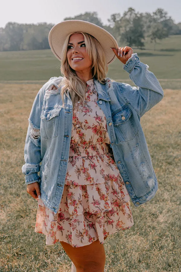 Feel The Romance Floral Mini Dress Curves sold by Impressions product image thumbnail 5