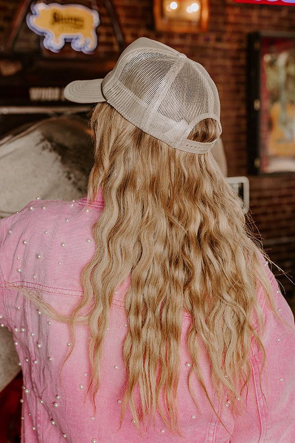 Not My First Rodeo Embroidered Trucker Hat sold by Impressions product image thumbnail 3