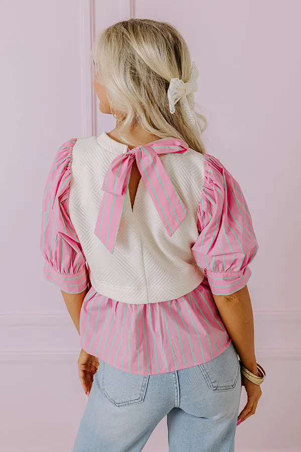 Gather The Courage Top In Pink sold by Impressions product image thumbnail 5