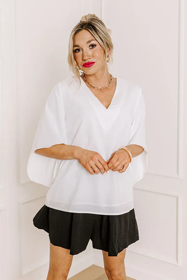 Simply Perfect Shift Top In White sold by Impressions product image thumbnail 3