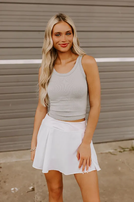 Fresh Tan Seamless Tank In Grey sold by Impressions