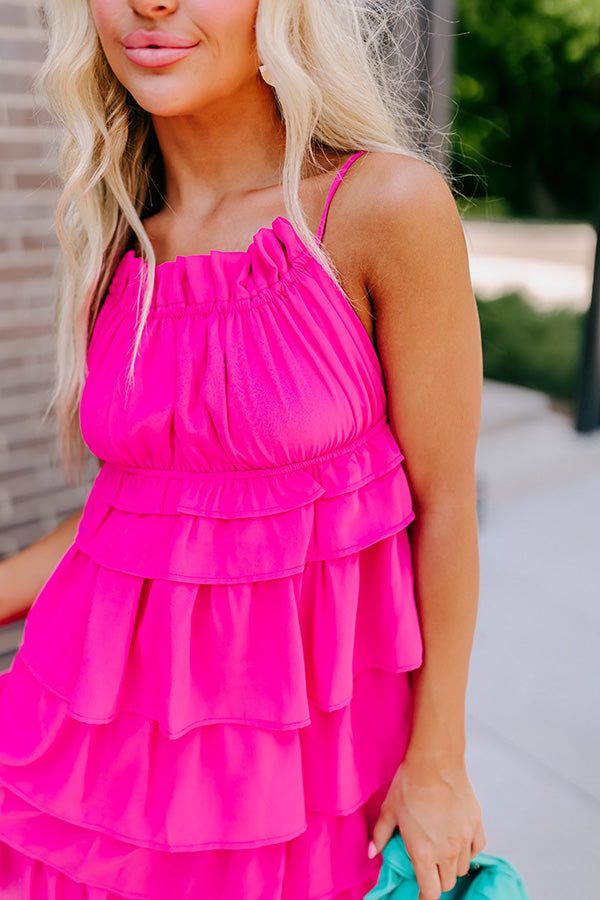 Editor In Chic Tiered Mini Dress sold by Impressions product image thumbnail 5