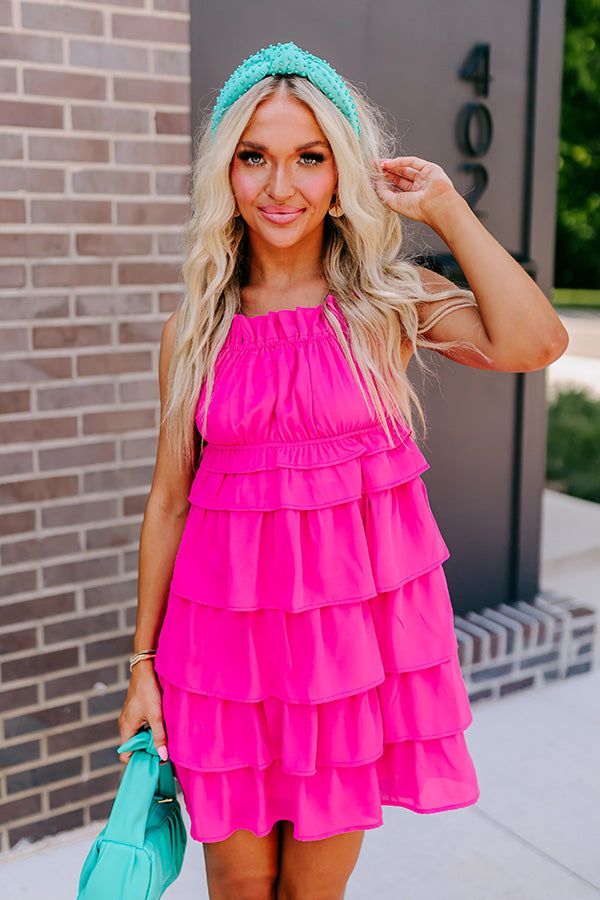 Editor In Chic Tiered Mini Dress sold by Impressions product image thumbnail 2