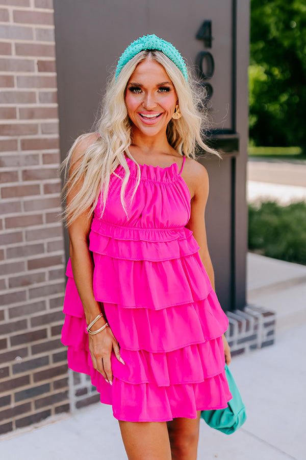 Editor In Chic Tiered Mini Dress sold by Impressions product image thumbnail 4