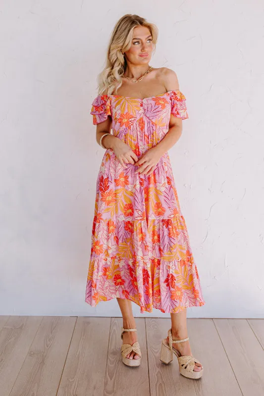Hibiscus Harmony Midi sold by Impressions