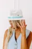 Sunny Refresh Woven Fedora in White sold by Impressions
