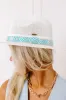 Sunny Refresh Woven Fedora in White sold by Impressions