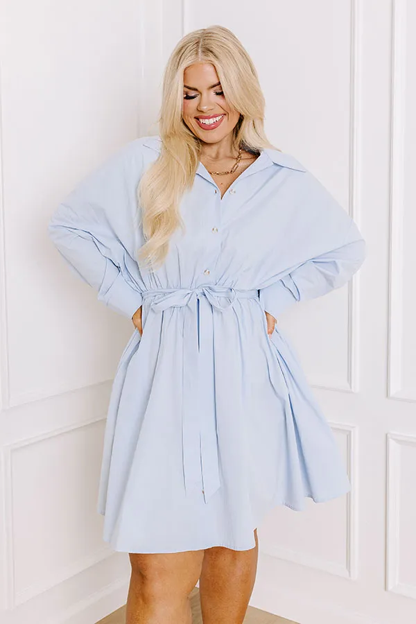 Feeling Social Button Down Mini Dress Curves sold by Impressions product image thumbnail 2