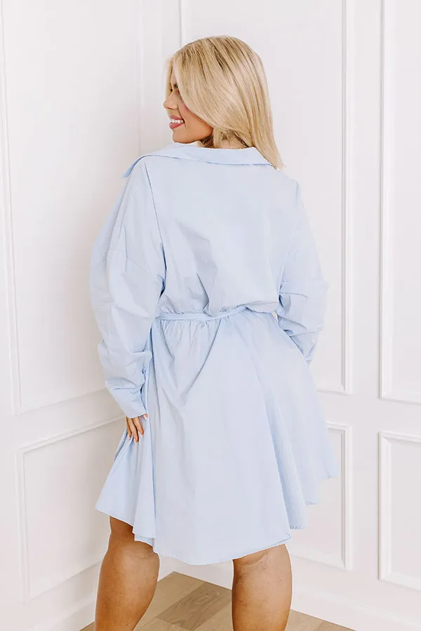 Feeling Social Button Down Mini Dress Curves sold by Impressions product image thumbnail 4