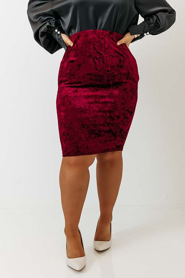 Velvet Noir Skirt Curves sold by Impressions product image thumbnail 2