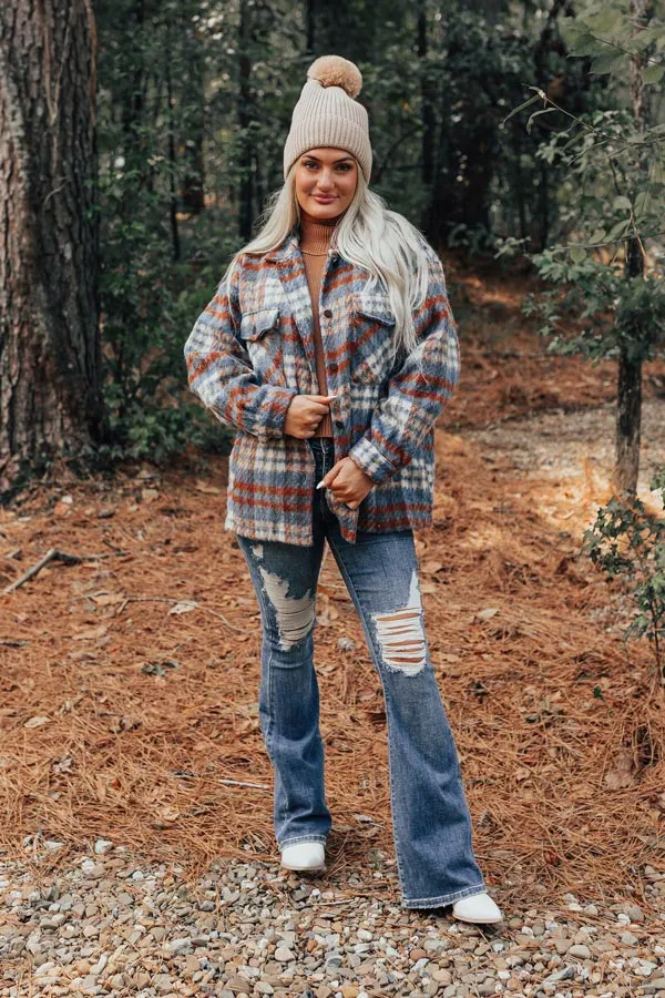 Whistling Woods Plaid Jacket In Riverside sold by Impressions product image thumbnail 5