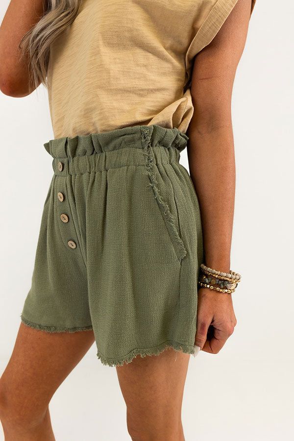 Sunny Garden Linen-Blend Shorts sold by Impressions product image thumbnail 4