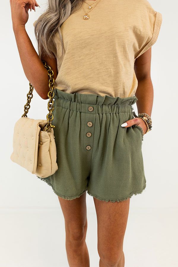 Sunny Garden Linen-Blend Shorts sold by Impressions product image thumbnail 2