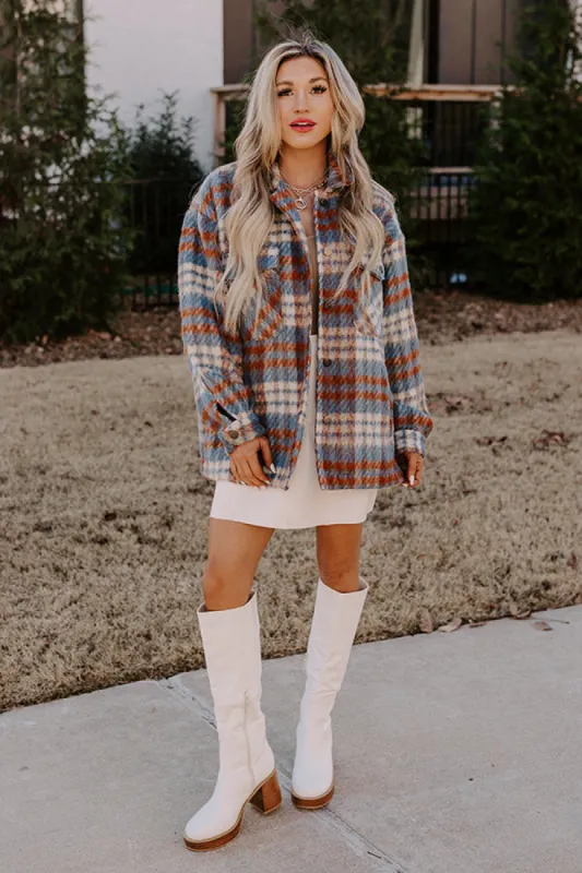 Whistling Woods Plaid Jacket In Riverside sold by Impressions