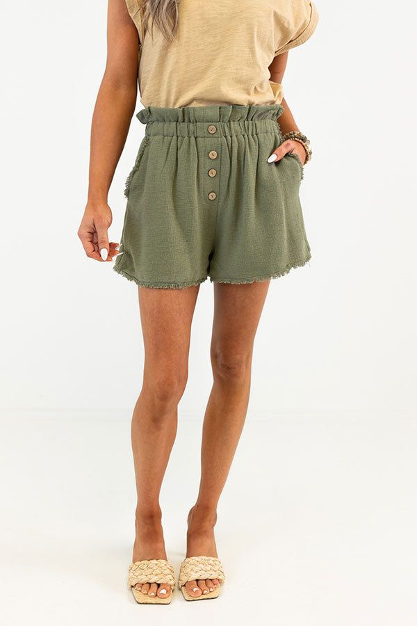 Sunny Garden Linen-Blend Shorts sold by Impressions product image thumbnail 3