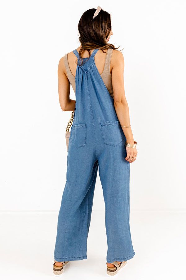 Into Bliss Chambray Jumpsuit sold by Impressions product image thumbnail 4