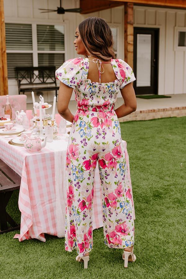 Greek Dreaming Smocked Jumpsuit sold by Impressions product image thumbnail 4