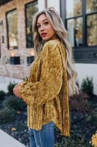 Glamour Galore Velvet Top sold by Impressions