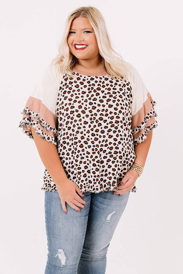 Trend Spotter Leopard Shift Top Curves sold by Impressions product image thumbnail 2