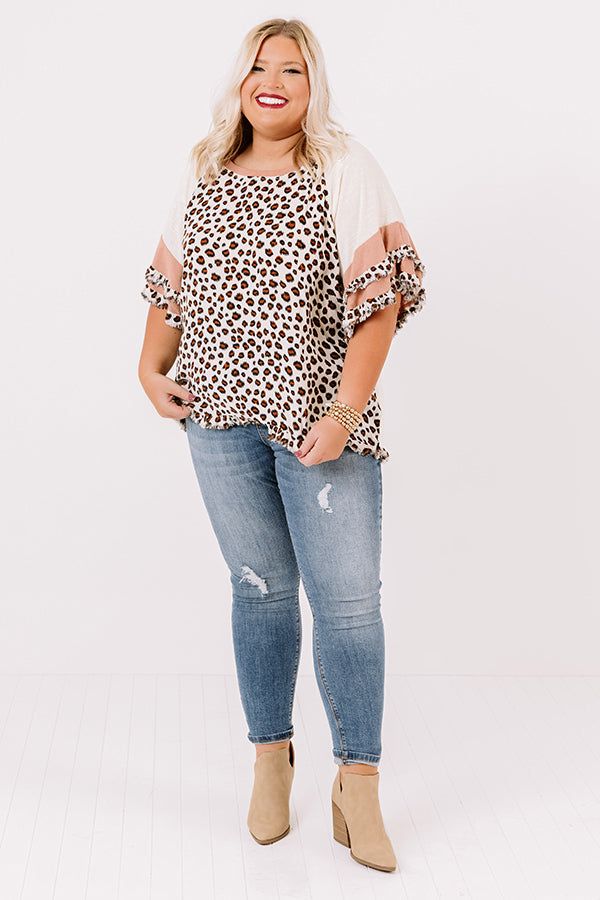 Trend Spotter Leopard Shift Top Curves sold by Impressions product image thumbnail 3