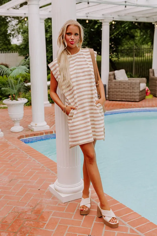 Dockside Cutie Stripe Mini Dress sold by Impressions