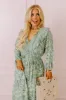 Farmers Market Meetup Floral Midi in Pear Curves sold by Impressions