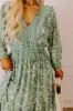 Farmers Market Meetup Floral Midi in Pear Curves sold by Impressions