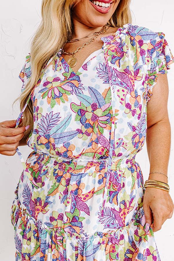 Parisian Promenade Dress in White Curves sold by Impressions product image thumbnail 3