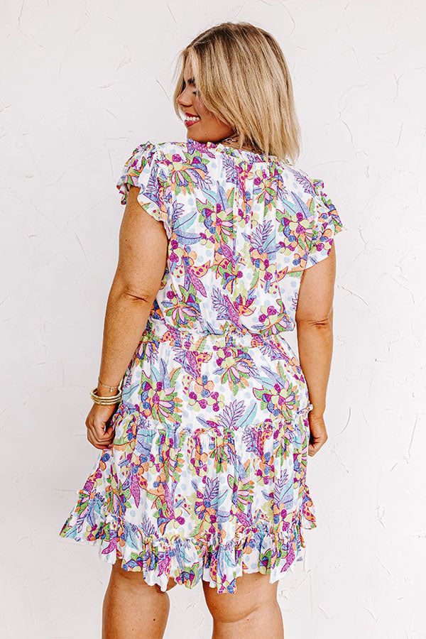 Parisian Promenade Dress in White Curves sold by Impressions product image thumbnail 4