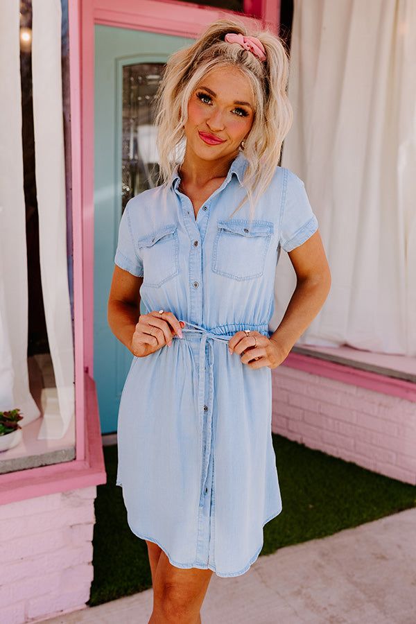 Fact Or Fiction Chambray Dress sold by Impressions product image thumbnail 2