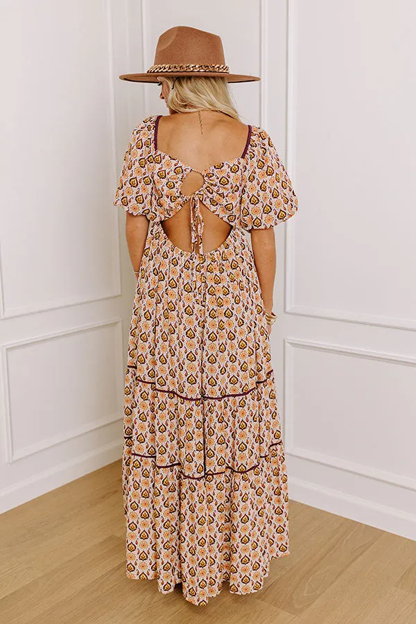 Carefree Moment Maxi Dress in Royal Plum sold by Impressions product image thumbnail 3