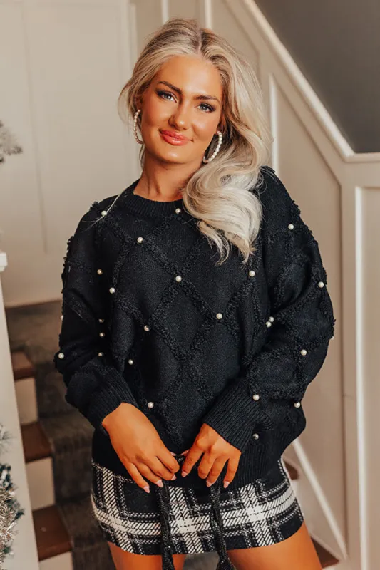 Couture Charm Embellished Sweater sold by Impressions