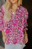 Endearing Romance Floral Top in Pink Curves sold by Impressions