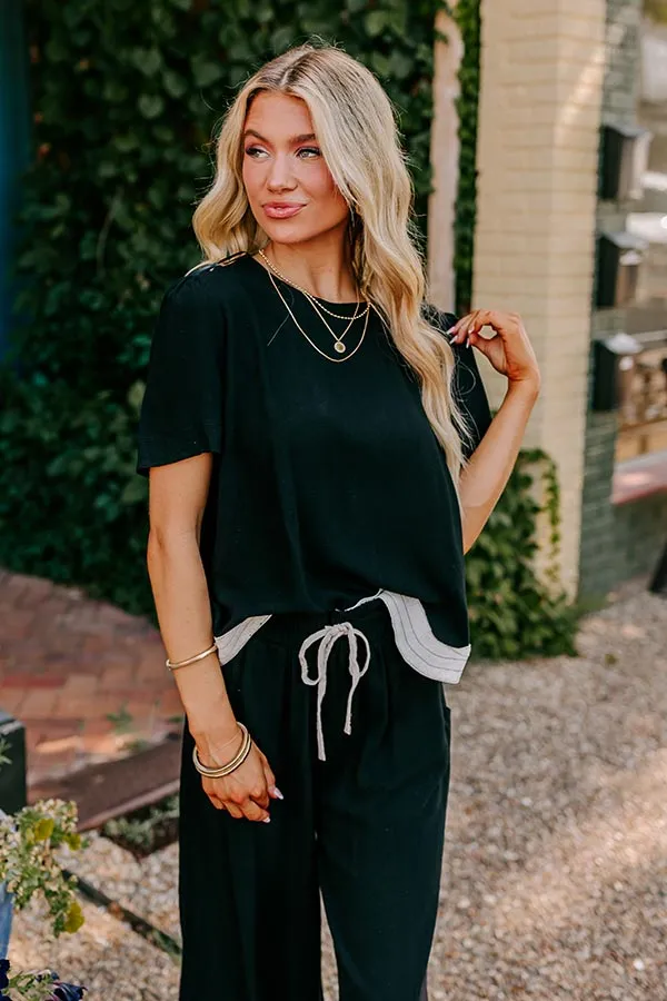 Paris Cafe Linen-Blend Top sold by Impressions