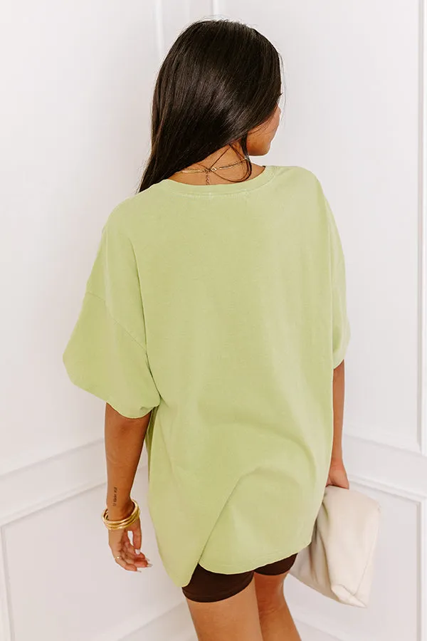 Learn As You Go Shift Tee in Lime sold by Impressions product image thumbnail 4