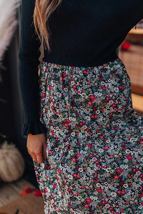 Sonoma Breeze Floral Midi In Black sold by Impressions product image thumbnail 2