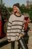 Grateful Life Stripe Knit Sweater sold by Impressions